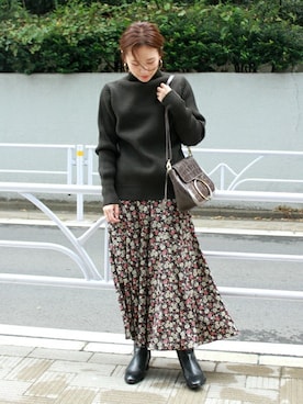 「Andersen-Andersen（アンデルセンアンデルセン）のアイテム」を使った、JOURNAL STANDARD relume 新宿店 STAFFさん（レディース・165cm）の秋コーディネート