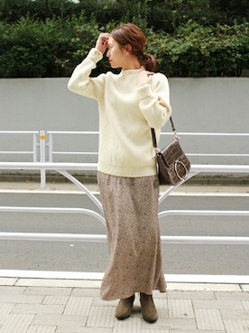「Andersen-Andersen（アンデルセンアンデルセン）のアイテム」を使った、JOURNAL STANDARD relume 新宿店 STAFFさん（レディース・165cm）の秋コーディネート
