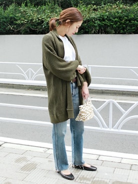 「SENSI STUDIO（センシスタジオ）のアイテム」を使った、JOURNAL STANDARD relume 新宿店 STAFFさん（レディース・165cm）の秋コーディネート