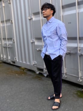 「nonnative（ノンネイティブ）のアイテム（サンダル）」を使った、aaaaymnkさん（メンズ・174cm）の春コーディネート