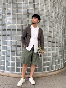 「EN ROUTE（アンルート）のアイテム（シャツ/ブラウス）」を使った、aaaaymnkさん（メンズ・174cm）の夏コーディネート
