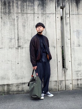 「Our Legacy（アワーレガシー）のアイテム（ジャケット/アウター）」を使った、aaaaymnkさん（メンズ・174cm）の秋コーディネート
