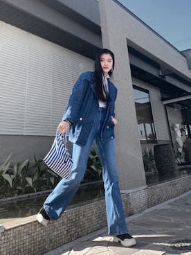 「insideout(インサイドアウト)のアイテム(バッグ)」を使った、myuriさん(レディース・163cm)の春コーディネート