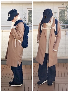 「Y.M.D.O.（ワイエムディーオー）のアイテム」を使った、Kay-teeeさん（レディース・150cm）の冬コーディネート