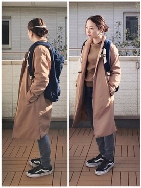 「Y.M.D.O.（ワイエムディーオー）のアイテム」を使った、Kay-teeeさん（レディース・150cm）の冬コーディネート