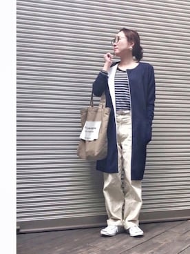 「CONVERSE（コンバース）のCONVERSE コンバース ジャック パーセル / JACK PURCEL（スニーカー）」を使った、Kay-teeeさん（レディース・150cm）の春コーディネート