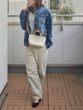 「ベルイエロー」｜「アイテム（ジャケット/アウター）」を使った、Kay-teeeさん（レディース・150cm）の春コーディネート