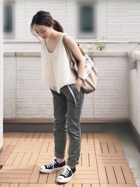 「NINE（ナイン）のアイテム（アクセサリー）」を使った、Kay-teeeさん（レディース・150cm）の夏コーディネート