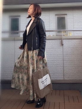 「DOMA（ドマ）のアイテム（ジャケット/アウター）」を使った、Kay-teeeさん（レディース・150cm）の冬コーディネート