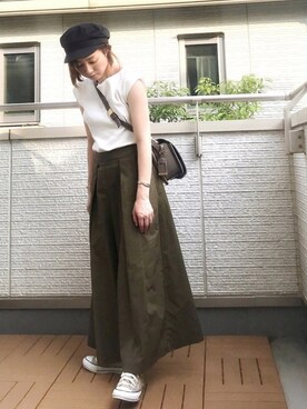 「Aura（アウラ）のアイテム」を使った、Kay-teeeさん（レディース・150cm）の夏コーディネート