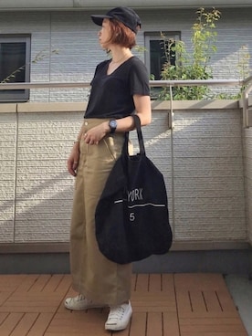 「CONVERSE（コンバース）のCONVERSE コンバース ジャック パーセル / JACK PURCEL（スニーカー）」を使った、Kay-teeeさん（レディース・150cm）の秋コーディネート