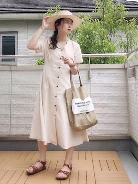 「FUJIROCKEEN」｜Kay-teeeさん（レディース・150cm）の夏コーディネート