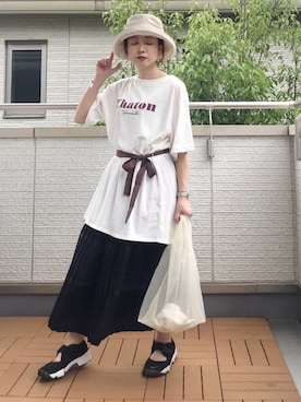 「polcadot」｜Kay-teeeさん（レディース・150cm）の夏コーディネート
