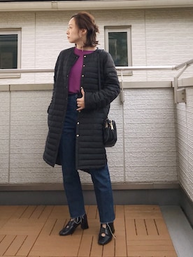 「Aura（アウラ）のアイテム」を使った、Kay-teeeさん（レディース・150cm）の秋コーディネート