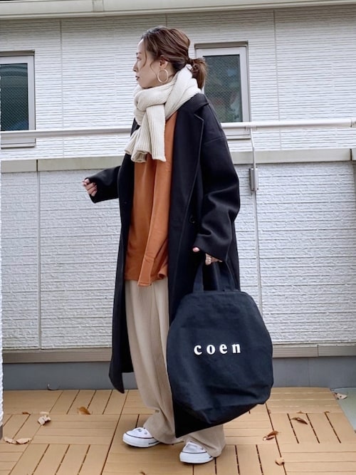 Kay-teeeさんのスウェット「ビッグシルエット裏起毛スウェットカットソー(reca|レカ)」を使ったコーディネート