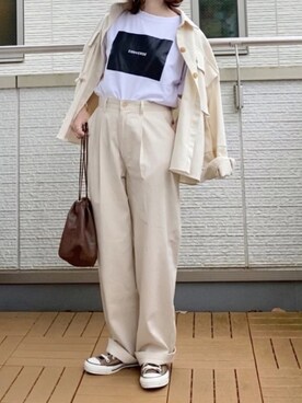 「DHOLIC（ディーホリック）のアイテム（その他アウター）」を使った、Kay-teeeさん（レディース・150cm）の春コーディネート