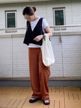 「CALVIN KLEIN WATCHES+JEWELRY（カルバン・クライン ウォッチ＆ジュエリー）のアイテム（アナログ腕時計）」を使った、Kay-teeeさん（レディース・150cm）の春コーディネート