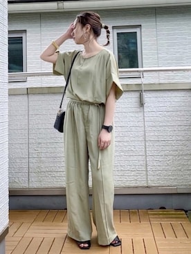 「Bou Jeloud」｜「アイテム（サンダル）」を使った、Kay-teeeさん（レディース・150cm）の夏コーディネート