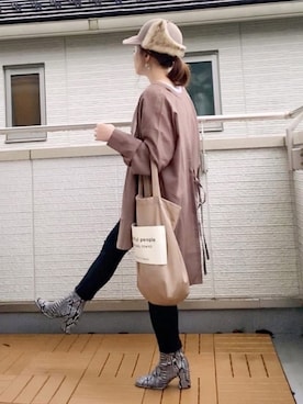 「La-gemme」｜「アイテム（帽子）」を使った、Kay-teeeさん（レディース・150cm）の秋コーディネート