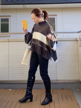 「CLAIRE（クレア）のアイテム」を使った、Kay-teeeさん（レディース・150cm）の冬コーディネート