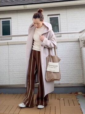 「sakishimatokyo」｜「アイテム（その他アウター）」を使った、Kay-teeeさん（レディース・150cm）の冬コーディネート