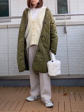 「sakishimatokyo」｜「アイテム（その他アウター）」を使った、Kay-teeeさん（レディース・150cm）の冬コーディネート