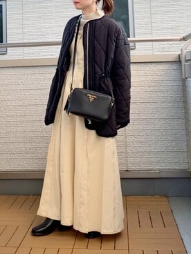 「sakishimatokyo（サキシマトーキョー）のアイテム（ニット/セーター）」を使った、Kay-teeeさん（レディース・150cm）の冬コーディネート