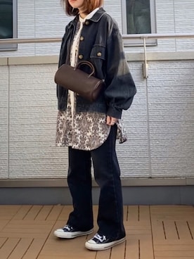 「tiptop」｜Kay-teeeさん（レディース・150cm）の冬コーディネート