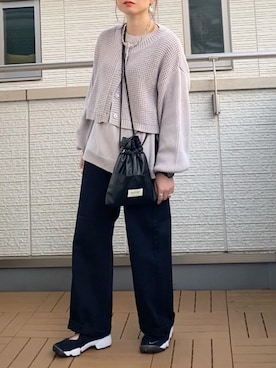「PHILIPPE AUDIBERT（フィリップ オーディベール）のアイテム（アクセサリー）」を使った、Kay-teeeさん（レディース・150cm）の春コーディネート
