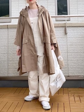 「Traditional Weatherwear」｜「アイテム（オールインワン・サロペット）」を使った、Kay-teeeさん（レディース・150cm）の春コーディネート