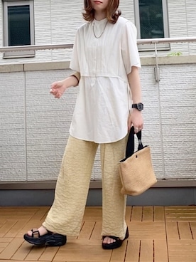 「MAISON BREEZE」｜Kay-teeeさん（レディース・150cm）の春コーディネート