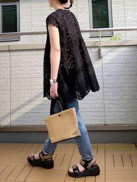 「MAISON BREEZE」｜Kay-teeeさん（レディース・150cm）の春コーディネート
