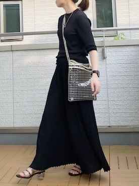 「MAMACASAR（ママカサル）のアイテム」を使った、Kay-teeeさん（レディース・150cm）の夏コーディネート