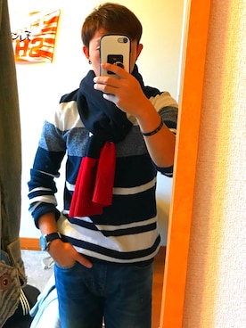 「TOMMY HILFIGER（トミーヒルフィガー）のアイテム（その他）」を使った、りゅーさん（メンズ・165cm）の秋コーディネート