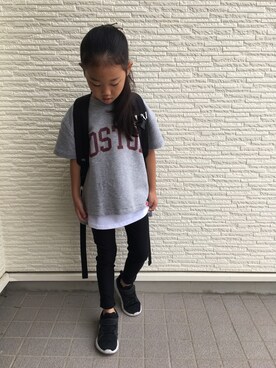 ちこねこあこさん（キッズ・120cm）の秋コーディネート