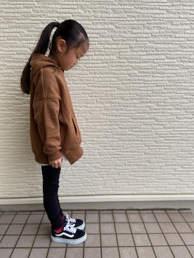 ちこねこあこさん（キッズ・123cm）の冬コーディネート