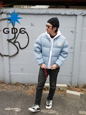 GDCTOKYO-MAH-bow-さんの「DOWN JACKET」を使ったコーディネート