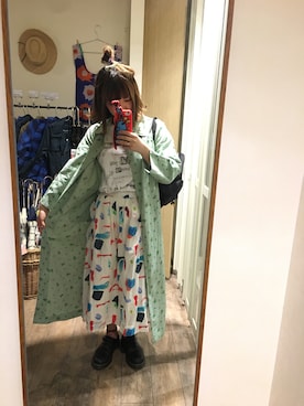 「chambre de charme（シャンブルドゥシャーム）のアイテム（スカート）」を使った、Tomo*さん（レディース・153cm）の春コーディネート