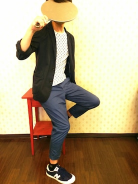 「CONVERSE（コンバース）のアイテム（レッグウェア）」を使った、いくさん（メンズ・177cm）の夏コーディネート
