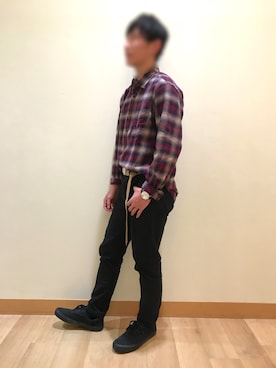 「Right-on（ライトオン）のアイテム（その他）」を使った、わたあめさん（メンズ・170cm）の冬コーディネート