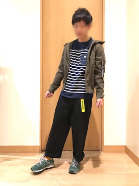 「Dickies（ディッキーズ）のアイテム（その他）」を使った、わたあめさん（メンズ・170cm）の冬コーディネート