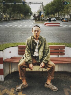 格子乱七八糟さんのコーディネート