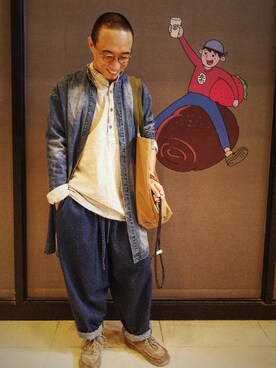 格子乱七八糟さんのコーディネート