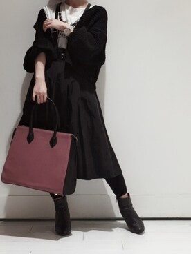 mioさん（レディース・152cm）の冬コーディネート