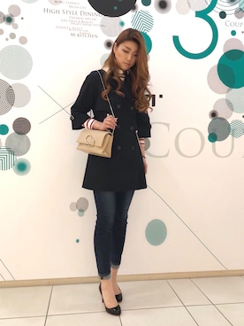 「マリンコーデ」｜「アイテム（ジャケット/アウター）」を使った、北谷さん（レディース・170cm）の冬コーディネート