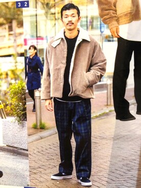 koyamaさん（メンズ・176cm）の冬コーディネート