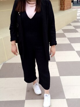 「MONKI（モンキ）のアイテム（アクセサリー）」を使った、Yukoさん（レディース・160cm）の冬コーディネート
