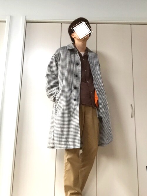 Ta Rageblueのステンカラーコートを使ったコーディネート Wear