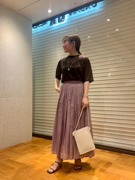 さかもとさん(レディース・154cm)の夏コーディネート