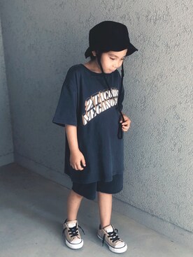 「ARCH & LINE（アーチアンドライン）のアイテム」を使った、kaiさん（キッズ・110cm）の夏コーディネート